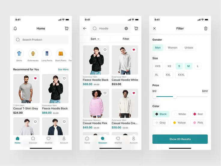 ecommerce shop app